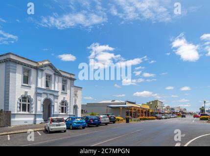 Whitaker Street dans le centre-ville de te Aroha, Nouvelle-Zélande Banque D'Images