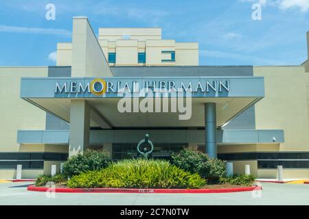 Memorial Hermann The Woodlands Medical Center, qui fait partie du plus grand système de santé à but non lucratif du Texas, à The Woodlands, Texas. Banque D'Images