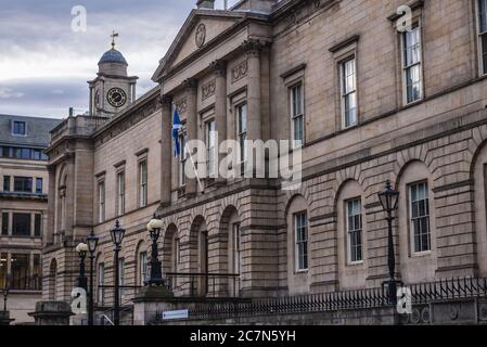 National Records of Scotland in HM General Register House sur Princes Street dans la nouvelle ville d'Édimbourg, capitale de l'Écosse, une partie du Royaume-Uni Banque D'Images