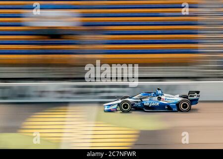 Newton, Iowa, États-Unis. 18 juillet 2020. TAKUMA SATO (30) de Tokyo, Japon, pratique pour l'Iowa INDYCAR 250 au circuit de l'Iowa à Newton, Iowa. Crédit: Walter G Arce SR Grindstone Medi/ASP/ZUMA Wire/Alay Live News Banque D'Images