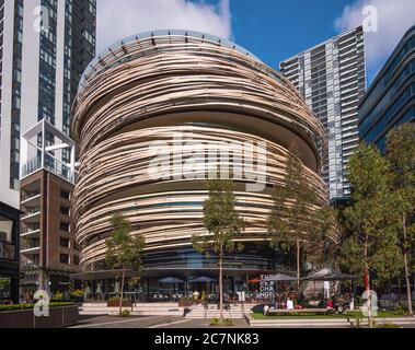 The Exchange, alias la Darling Square Library, Haymarket à Sydney Banque D'Images