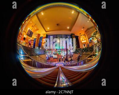 Las Vegas, JUL 17, 2020 - vue intérieure du New York New York Hotel & Casino Banque D'Images