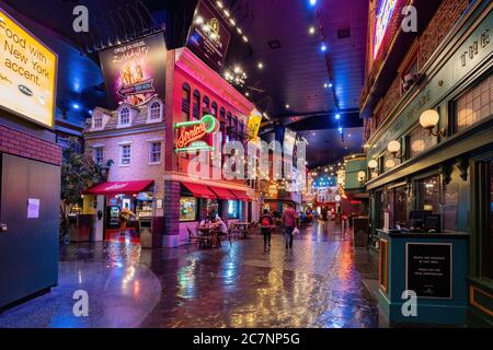 Las Vegas, JUL 17, 2020 - vue intérieure du New York New York Hotel & Casino Banque D'Images