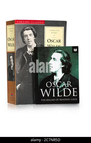 Oscar Wilde, Livres, Complete Works et le ballade de lecture Livre de prison Livre Paperback Banque D'Images