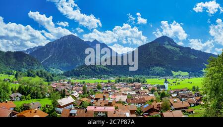 Bad Oberdorf, Ostrachtal, Oberallgäu, Allgäu, Allgau, Swabia, Bavière, Allemagne Banque D'Images