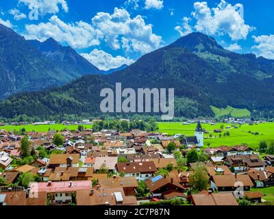 Bad Oberdorf, Ostrachtal, Oberallgäu, Allgäu, Allgau, Swabia, Bavière, Allemagne Banque D'Images