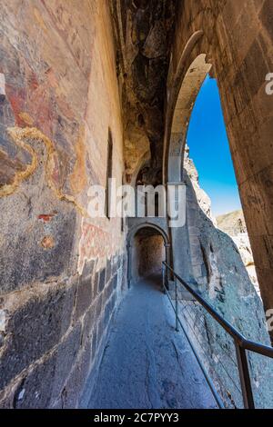 Monastère de la grotte de Vardzia monument de Samtskhe Javakheti Géorgie région Europe de l'Est Banque D'Images