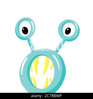 Collection de personnages imaginaires fictifs de Mini Monster Cartoon Banque D'Images