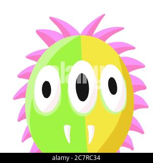 Collection de personnages imaginaires fictifs de Mini Monster Cartoon Banque D'Images