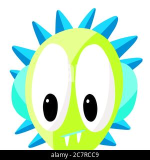 Collection de personnages imaginaires fictifs de Mini Monster Cartoon Banque D'Images