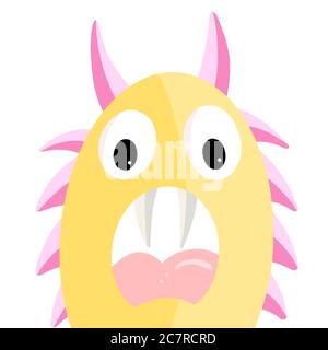 Collection de personnages imaginaires fictifs de Mini Monster Cartoon Banque D'Images