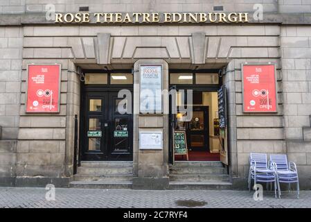 Théâtre Rose Edimbourg sur Rose Street dans la Nouvelle ville d'Édimbourg, la capitale de l'Écosse, une partie du Royaume-Uni Banque D'Images