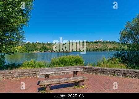 Vignobles de Stuttgart-Mühlhausen sur le Neckar, ville de Stuttgart, Bade-Wurtemberg, Allemagne du Sud, Europe centrale Banque D'Images