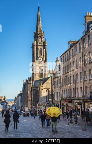 Tron Kirk ancienne église paroissiale principale sur Royal Mile à Édimbourg, la capitale de l'Écosse, une partie du Royaume-Uni Banque D'Images