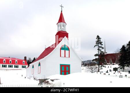 Petite Chapelle de Tadoussac à Tadoussac Québec, Canada Banque D'Images