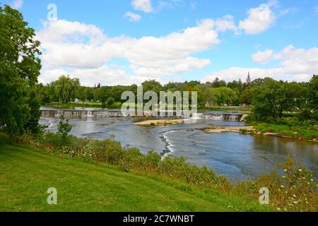 Milt Dunnell Park, St mary's, Ontario, Canada Banque D'Images