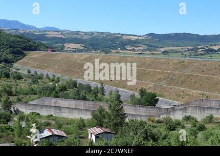 Conza - Scorcio della diga Valle Banque D'Images