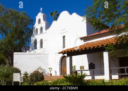 Mission Basilica San Diego de Alcalá, San Diego, California, USA Banque D'Images