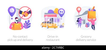 Une façon sûre d'obtenir des illustrations vectorielles abstraites de concepts alimentaires et essentiels. Illustration de Vecteur