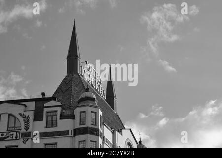 Belgrade / Serbie - 30 mai 2020: Hôtel Moscou sur la place Terazije dans le centre de Belgrade, Serbie Banque D'Images