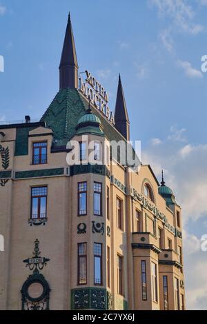 Belgrade / Serbie - 30 mai 2020: Hôtel Moscou sur la place Terazije dans le centre de Belgrade, Serbie Banque D'Images