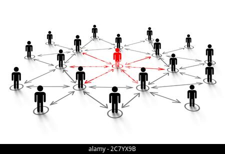 Connecter les personnes en ligne dans le monde entier. Concept de réseau social. Illustration vectorielle Illustration de Vecteur