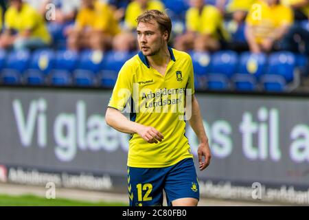 Brondby, Danemark. 19 juillet 2020. Simon Tibbling (12) de Broendby SI on le voit pendant le match 3F Superliga entre Broendby IF et AAB au stade Brondby. (Crédit photo : Gonzales photo/Alamy Live News Banque D'Images