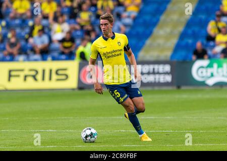 Brondby, Danemark. 19 juillet 2020. Andreas Maxsoe (5) de Broendby SI vu pendant le 3F Superliga match entre Broendby IF et AAB au stade Brondby. (Crédit photo : Gonzales photo/Alamy Live News Banque D'Images