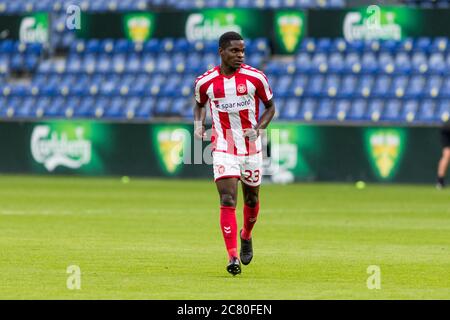 Brondby, Danemark. 19 juillet 2020. Robert Kakeeto (23) de l'AAB vu pendant le 3F Superliga match entre Broendby IF et AAB au stade Brondby. (Crédit photo : Gonzales photo/Alamy Live News Banque D'Images