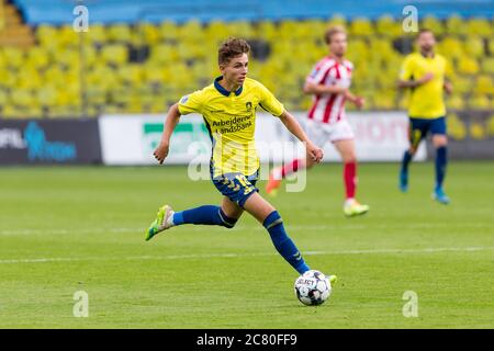 Brondby, Danemark. 19 juillet 2020. Jesper Lindstroem (18) de Broendby SI on le voit pendant le match 3F Superliga entre Broendby IF et AAB au stade Brondby. (Crédit photo : Gonzales photo/Alamy Live News Banque D'Images