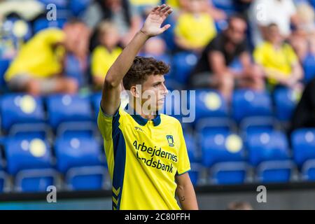 Brondby, Danemark. 19 juillet 2020. Jesper Lindstroem (18) de Broendby SI on le voit pendant le match 3F Superliga entre Broendby IF et AAB au stade Brondby. (Crédit photo : Gonzales photo/Alamy Live News Banque D'Images