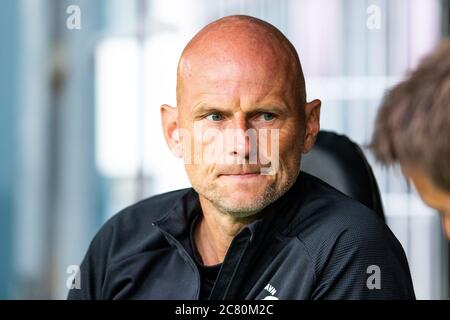 Copenhague, Danemark. 19 juillet 2020. Staale Solbakken, responsable du FC Copenhague, a assisté au match 3F Superliga entre le FC Copenhague et l'AGF à Telia Parken. (Crédit photo : Gonzales photo/Alamy Live News Banque D'Images