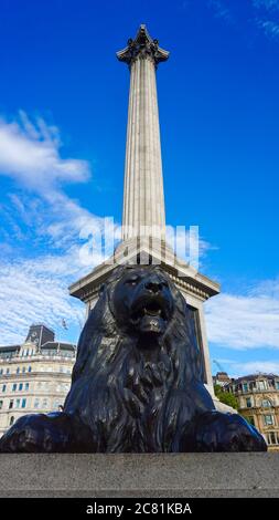 Trafalgar Square London United Kingdom Banque D'Images