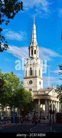 Trafalgar Square London United Kingdom Banque D'Images