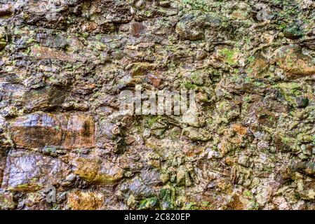 Fragment d'un mur en pierre taillée à partir d'un Banque D'Images
