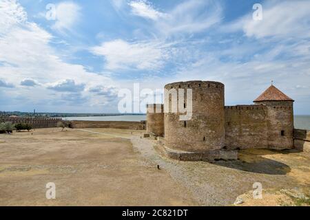 ukraine, ancienne forteresse de belgorod-dniester, également connue sous le nom d'akkerman ou cetatea alba Banque D'Images