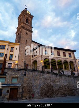 Iglesia de San Vicente. Vitoria. Álava. País Vasco. Espagne Banque D'Images