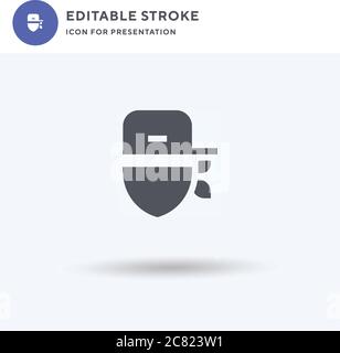 Vecteur icône RAP, signe plat rempli, pictogramme solide isolé sur blanc, illustration du logo. Icône RAP pour la présentation. Illustration de Vecteur