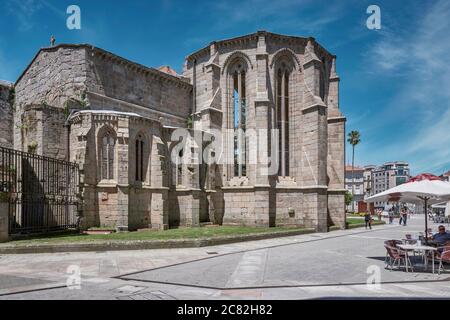 Ruines du couvent de Saint-Domingue dans la ville de Pontevedra, Galice, Espagne, Europe Banque D'Images