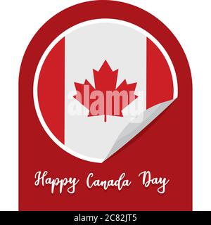 Carte de la fête du canada Illustration de Vecteur