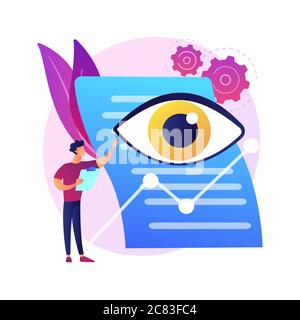 Vision déclaration vecteur concept métaphore Illustration de Vecteur