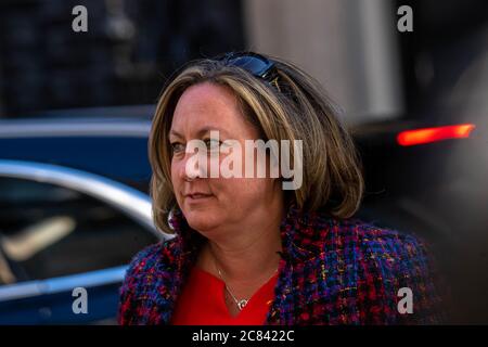 Londres, Royaume-Uni. 21 juillet 2020. Anne-Marie Trevelyan, Secrétaire au développement international, arrive à une réunion du Cabinet au 10 Downing Street Londres. Crédit : Ian Davidson/Alay Live News Banque D'Images