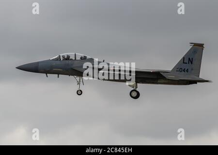 US Air Force F-15D Eagle Banque D'Images