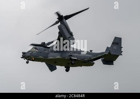 US Air Force CV-22 Osprey Tilt rotor Banque D'Images