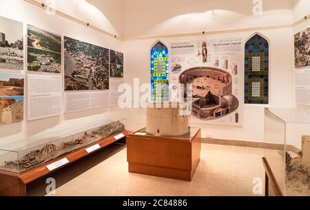 Muscat, Oman - 10 février 2020 : intérieur du musée Bait Al Zubair situé dans le vieux Sultanat d'Oman Banque D'Images