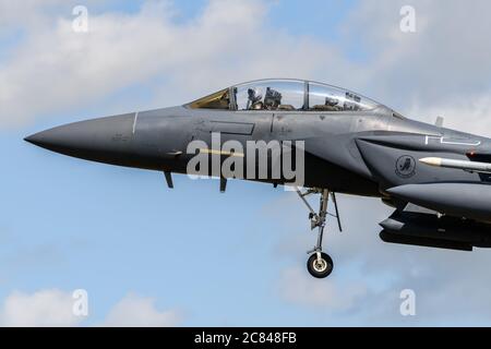 US Air Force F-15F Strike Eagle Banque D'Images