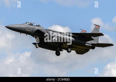 US Air Force F-15F Strike Eagle Banque D'Images