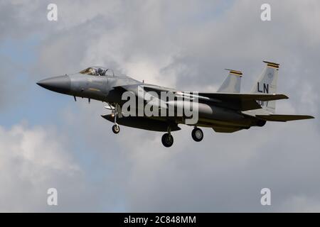 US Air Force F-15C Eagle Banque D'Images