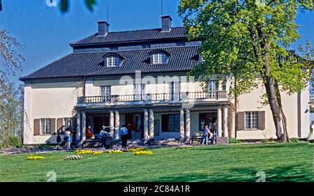 Lagerlöf, Selma, 20.11.1858 - 16.3.1940, auteur/écrivain suédois, sa maison à Märbacka, Värmland, Suède Banque D'Images