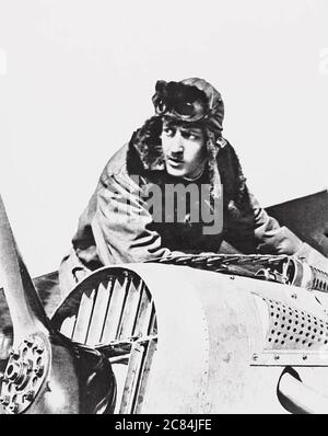 GEORGES GUYNEMER (1894-1917) ace de chasse de la première Guerre mondiale Banque D'Images